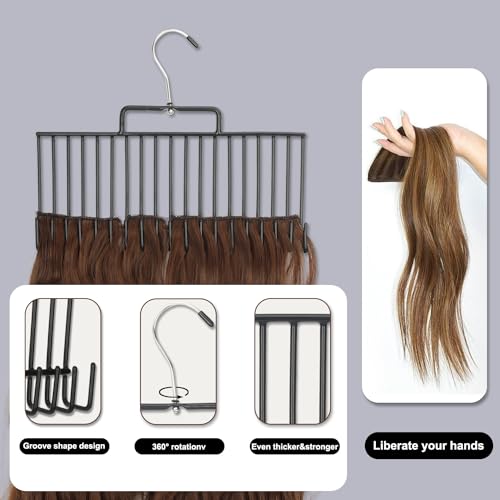 Hair Extension Holder (2-Pack) - 19 Pegs Professional Wig Styling Tool