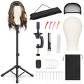 Relx Reinforced Wig Stand with Mannequin Head - Adjustable for Wigs