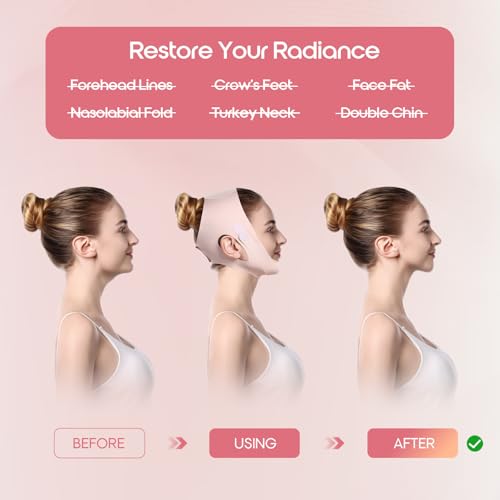 V-Line Lifting Mask for Double Chin, Breathable Face Slimmer