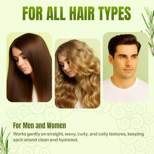 Mystère Beauté Rosemary Shampoo & Conditioner Set for Hair Growth - 16 fl oz Each (Rosemary Set)