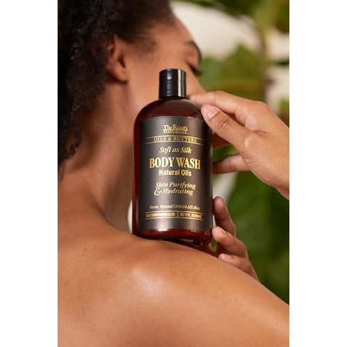 The Roots Naturelle Chocolate Bliss Body Wash | Soft as Silk | Skin Purifying & Hydrating | Warm, Sensual Chocolate Scented | 8.5 oz