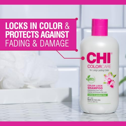 CHI ColorCare Color Lock Shampoo 12 fl oz – For Color-Treated Hair