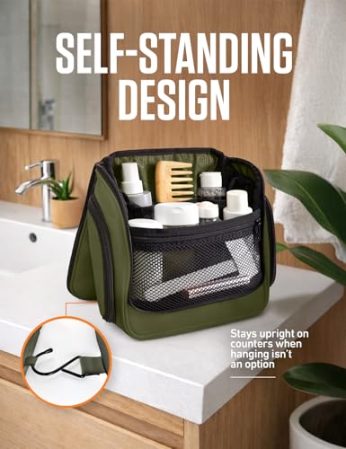 VENTURE 4TH Hanging Travel Toiletry Bag, 18 Compartments