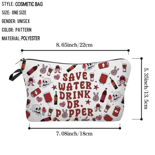 Livel lhood Soda Drinking Makeup Bag - Cute Travel Organizer Pouch