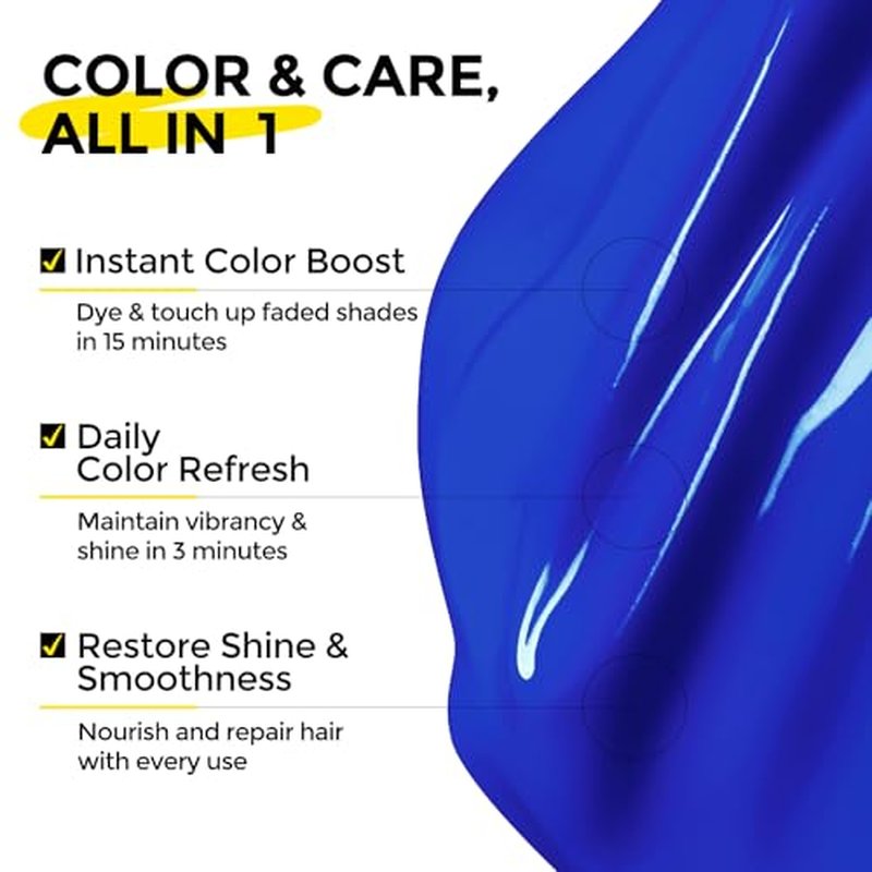 COLORLOMO Color Depositing Conditioner for Bleached Hair - 6oz Blue