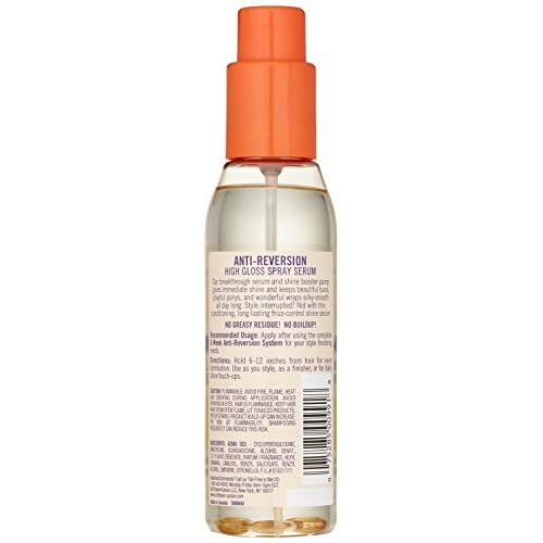 Dark and Lovely Au Natural Anti-Reversion High Gloss Spray Serum, 4.2 Fluid Ounce