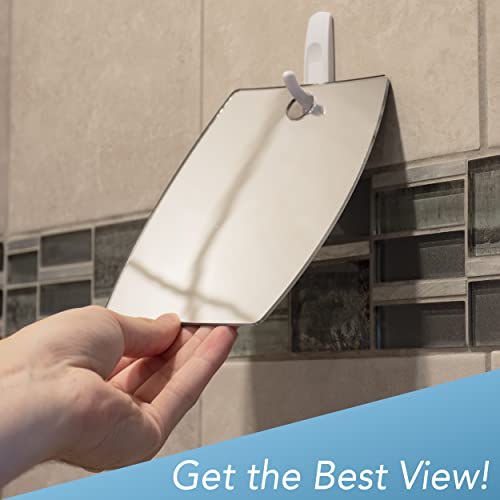 5X Magnifying Anti-Fog Shower Mirror for Shaving