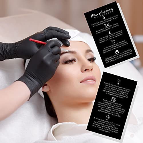 Microshading Aftercare Cards | 50 Pack Business Card Size