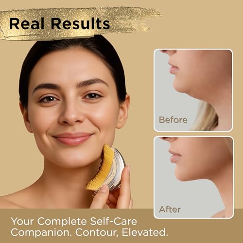 ICON Lymphatic Contour Brush for Face, Face Sculpting Tool for Lymphatic Drainage, Ultra Soft Bristles, Dry Brush, Helps Reduce Look of Puffiness (3 Pack)