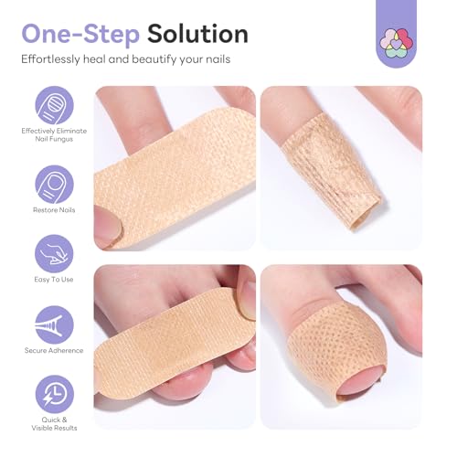 SAVILAND 1% Tolnaftate Fungal Nail Patches - Overnight Repair (32 Pcs)