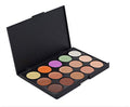 Pure Vie 15 Color Cream Contour Palette - Full Coverage Concealer