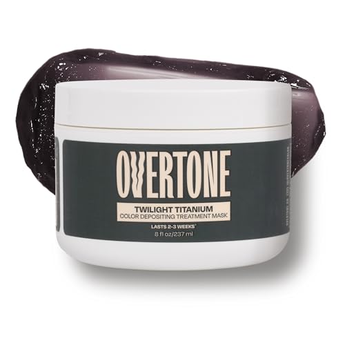Overtone Semi-Permanent Hair Color Conditioner - Twilight Titanium, 8 oz