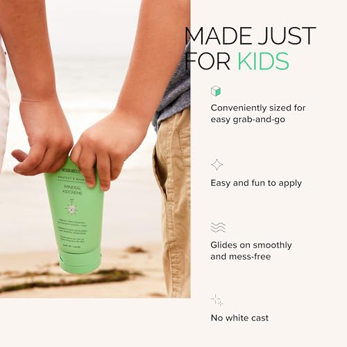 MDSolarSciences Mineral KidCr?me SPF 50 | Gentle Broad-Spectrum Kids Sunscreen | Zinc Oxide & Squalane Formula | Water-Resistant, No White Cast | Safe for Sensitive Skin | Fragrance-Free (3.4 Fl Oz)