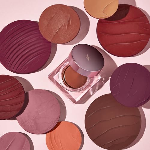 Colorbar Sinful Lip N Cheek Mousse Tint - Powder Matte Blush for Cheeks and Tinted Lip Balm - 2 in 1 Weightless Formula - 001 Cherry - 0.14 oz