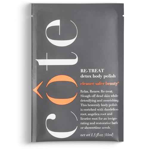 Re-Treat Exfoliating Detox Body Polish Scrub - Dandelion, Liquorice & angelica root Infused with essential oils for Face & Body, Exfoliating Facial 1.5 Fl oz (Pack of 03)