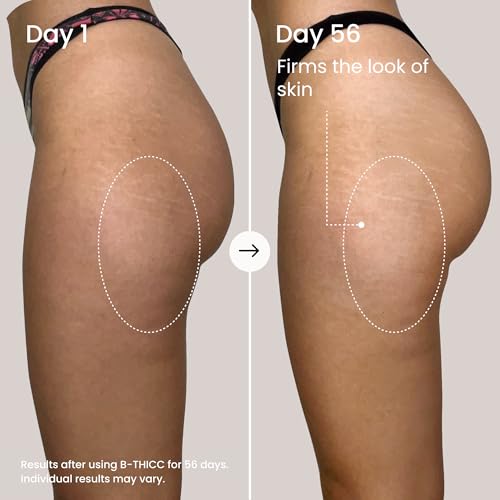 MA?LYS B-THICC Booty Enhancing Mask - Plumping & Firming Body Cream for Booty Area - Skin Tightening With Hydrating Hyaluronic Acid & Grape Seed Oil (3.38 Fl Oz)