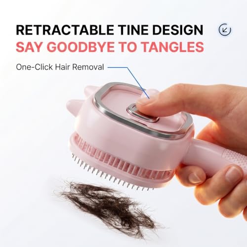 Rechargeable Electric Hair Brush Comb with Scalp Massager - 5 in 1