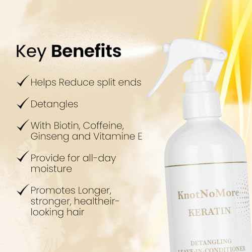 Daily Leave-in Detangler & Moisturizer for Dry, Tangle-Prone, Matted, Frizzy Hair | Adds Shine & Heat Protection with Vitamin B5 | Suitable for All Hair Types, Sulfate & Silicone-Free.