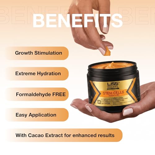 Liss Expert Professional Hair Smoothing Treatment - Gold Edition, 8.45 fl oz