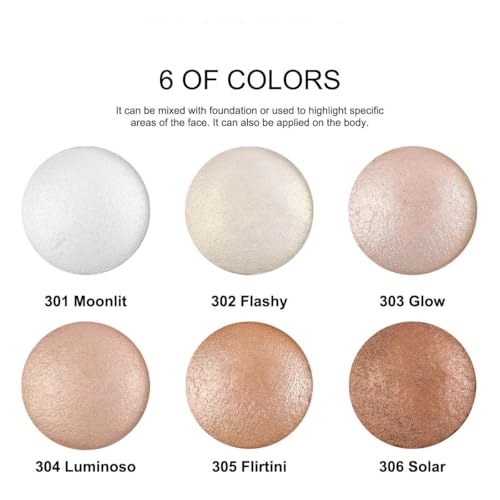 Baked Highlighter Powder Shimmer - Corlo Flirtini Pearl