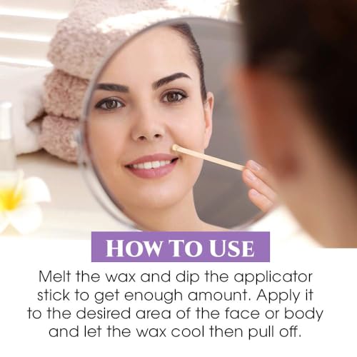 Satin Smooth Hair Waxing Small Applicators, 500 count