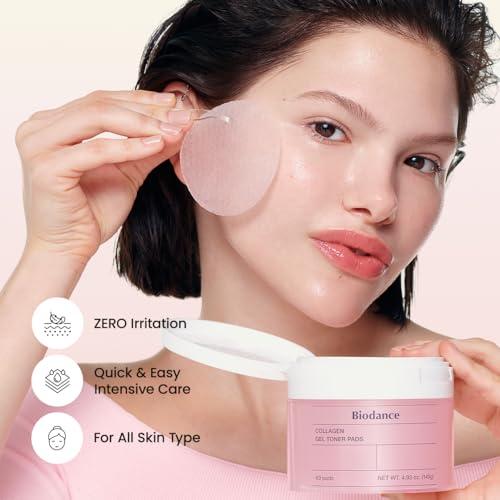 Biodance Collagen Gel Toner Pads 60ct - Pore Minimizer