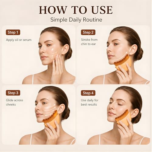 Lymphatic Contour Face Brush - Soft Bristles & Travel Case