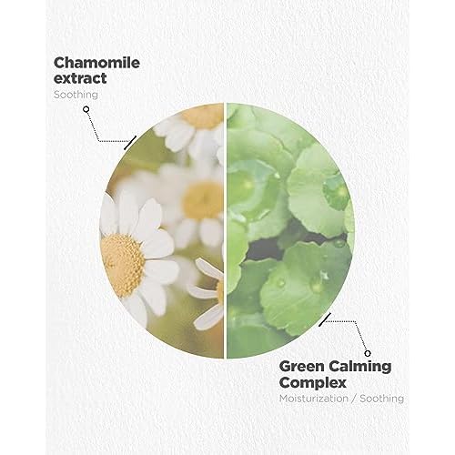 Relief Chamomile Cream - Hydrating Gel Face Moisturizer for Oily Skin - Chamomile Extract and Hyaluronic Acid - Hypoallergenic Vegan Face Cream - Lightweight Gel, 3 fl.oz.