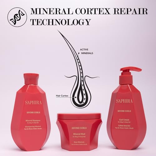 Mineral Hair Care Kit – Shampoo, Mud & Curl Cream