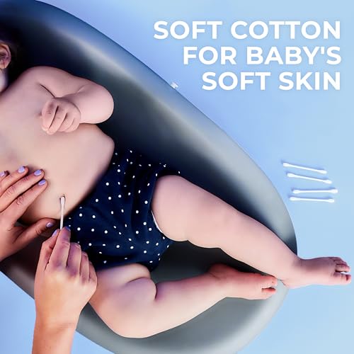 Cotton Swabs for Hygiene & Beauty Care - 375 Count - Soft 100% Cotton, Biodegradable, Recyclable Packaging - Variation: 375 Count