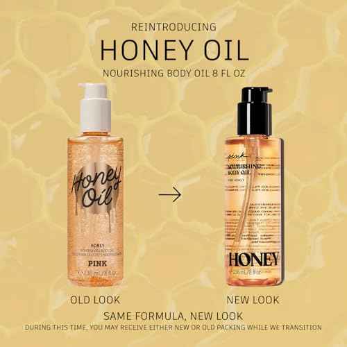 Victoria's Secret Pink Honey Soothing Body Care Body Oil 8 oz. (Honey)