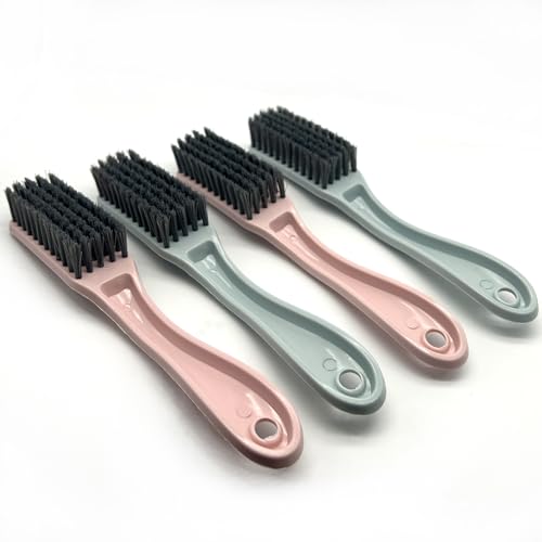 Handle Grip Foot Brush Two Sided Nail Brush Fingernail Scrub Brush Hand Cleaning Brushes Soft Stiff Bristles Nails Toes Scrubber for Men Women Kids,8 PCS