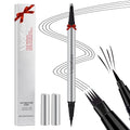 VaaKav Waterproof Eyebrow Pencil 2-in-1, Dark Brown
