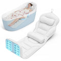 Full Body Bath Pillow with Lumbar Support & Suction Cups