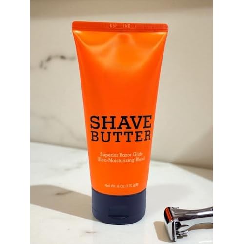 Shave Butter 6 oz ? PACK 3? Ultra-Lubricating Shaving Cream ? Prevents Nicks & Razor Burn ? With Shea, Mango & Cocoa butter