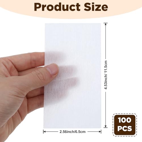 Hair Perm Paper 100 Pcs - End Wraps for Hot & Cold Perms, Salon & Home Use