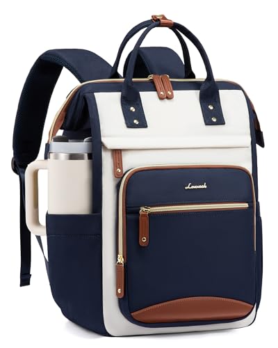 LOVEVOOK 15.6" Laptop Backpack for Women, Waterproof Work Bag