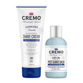 Cremo Men's Beard Care Bundle - Barber Grade Cooling Shave Cream, 6 Fl Oz + Cooling Post Shave Balm, 4 Oz