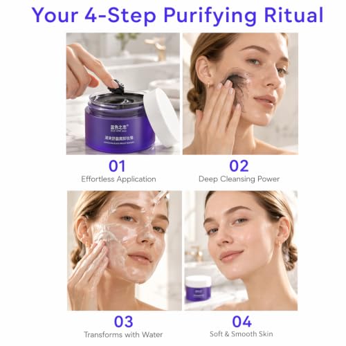 Blue Love Makeup Remover Balm for Deep Cleansing & Sensitive Skin