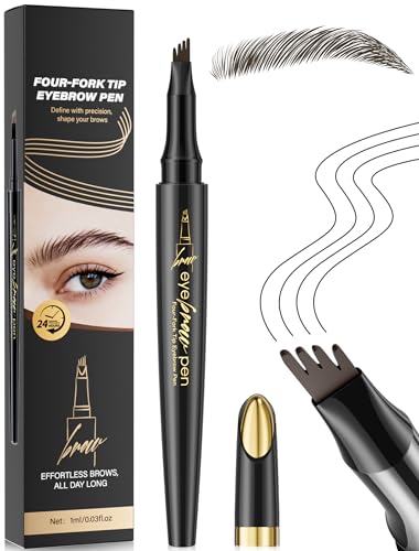 4-Tip Microblading Eyebrow Pen - Waterproof Brow Pencil