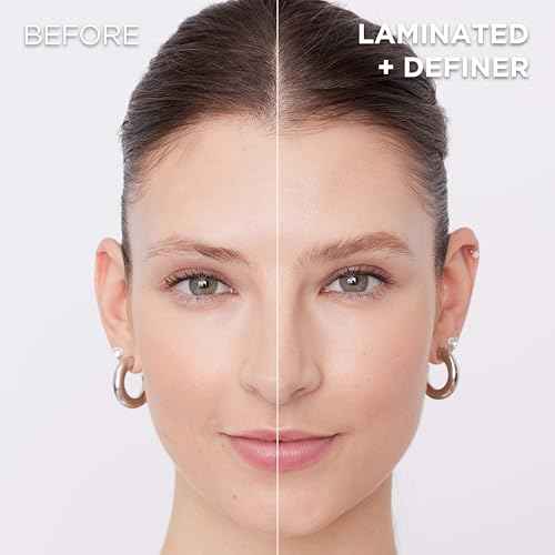 L'Oreal Paris Infallible Up To 24H Wear Brow Lamination, Water-Resistant Longwear Eyebrow Gel Make Up, Clear/Transparent, 0.16 Fl Oz