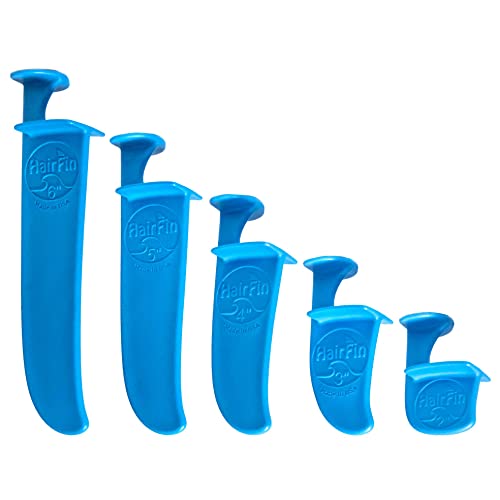 HairFin Hair Cutting Guides Set - 2" to 6" Haircut Rulers