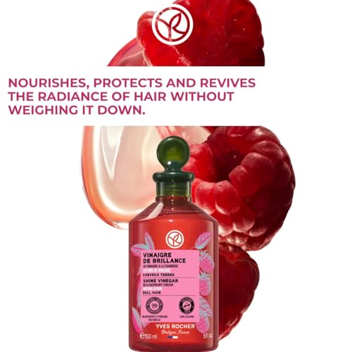 Yves Rocher Raspberry Vinegar Hair Rinse for Color-Treated Hair