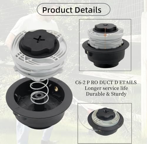 C6-2 Trimmer Head for Stihl FS38 FS40 FS50 FSE60 FSE81