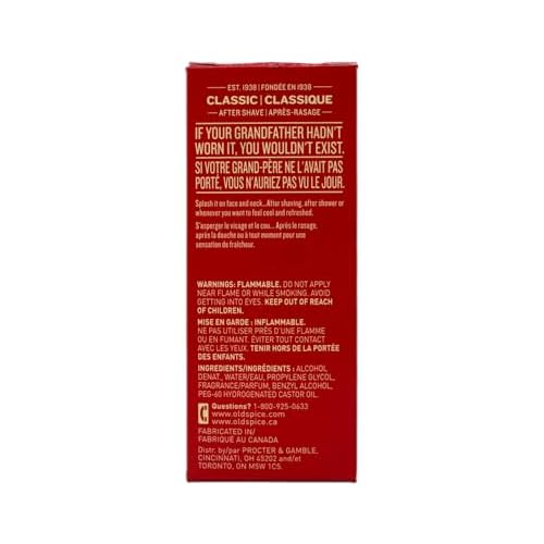 Old Spice Classic After Shave 4.25 Ounce (125ml) (2 Pack)