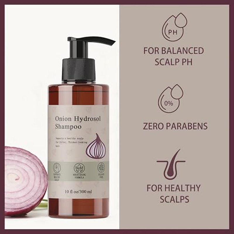 Onion Hydrosol Shampoo for Hair Growth with Rosemary & Biotin