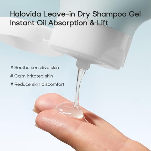 HALOVIDA Leave-In Dry Shampoo Gel, Oil Control & Refresh