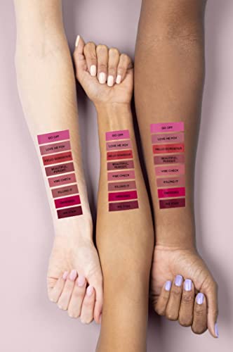 Florence by Mills Be A VIP Velvet Liquid Lipstick in Periodt