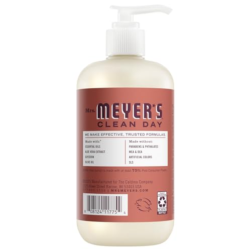 Mrs. MEYER'S CLEAN DAY Hand Soap, Fall Leaves Scent, 12.5 Fl Oz Bottle - 3 Pack