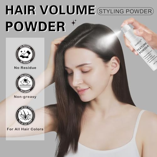 DAMUSI Hair Texture Powder Spray - Volumizing Matte Finish